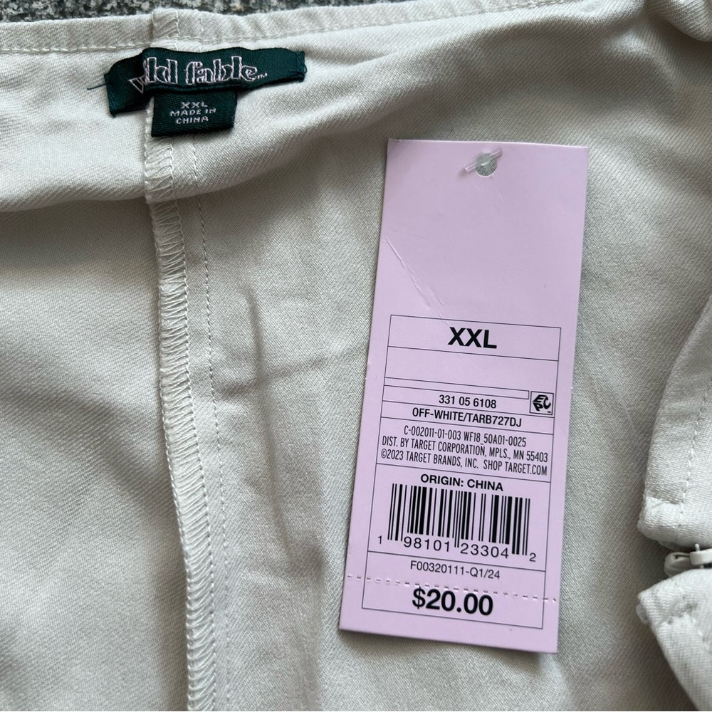 NWT wild fable Light Beige Skort with Side Slit- XXL - Picture 6 of 7